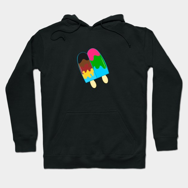 Popsicle Pride Hoodie by traditionation